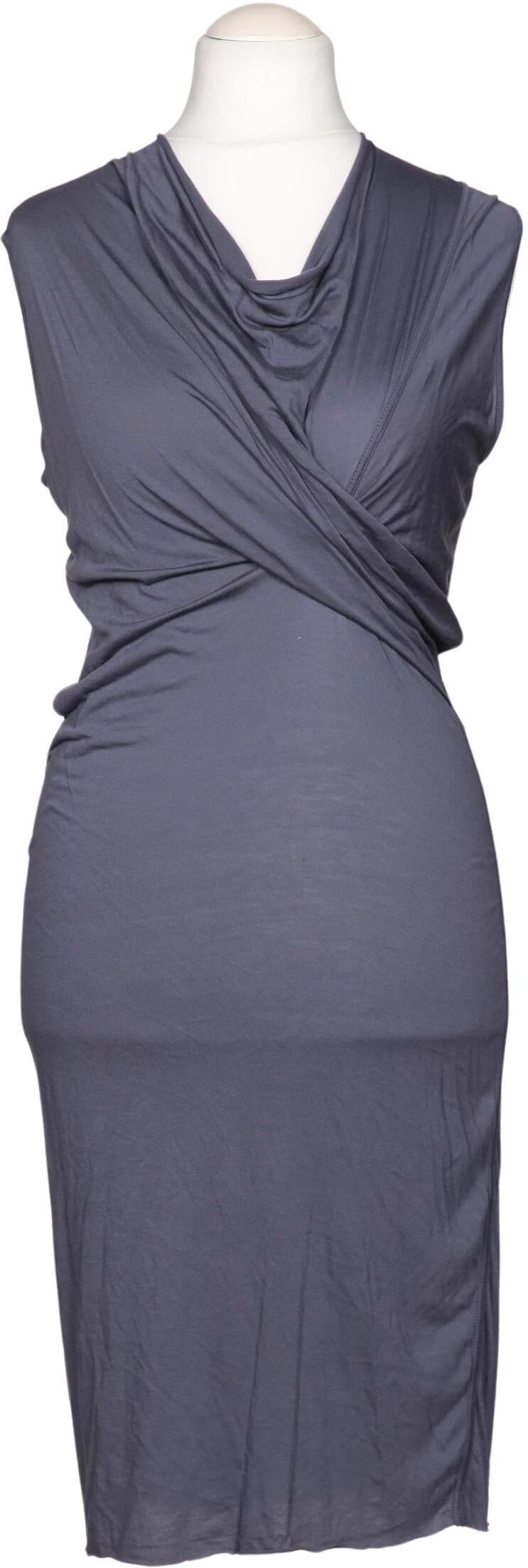 Rick Owens Damen Kleid, Grau, Gr. EU 42, Viskose / Baumwolle / Synthetik - Second Hand