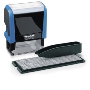 Trodat Printy 4911 Typomatic Stempel, Textstempel, zum Selbersetzen, bis zu 3 Zeilen