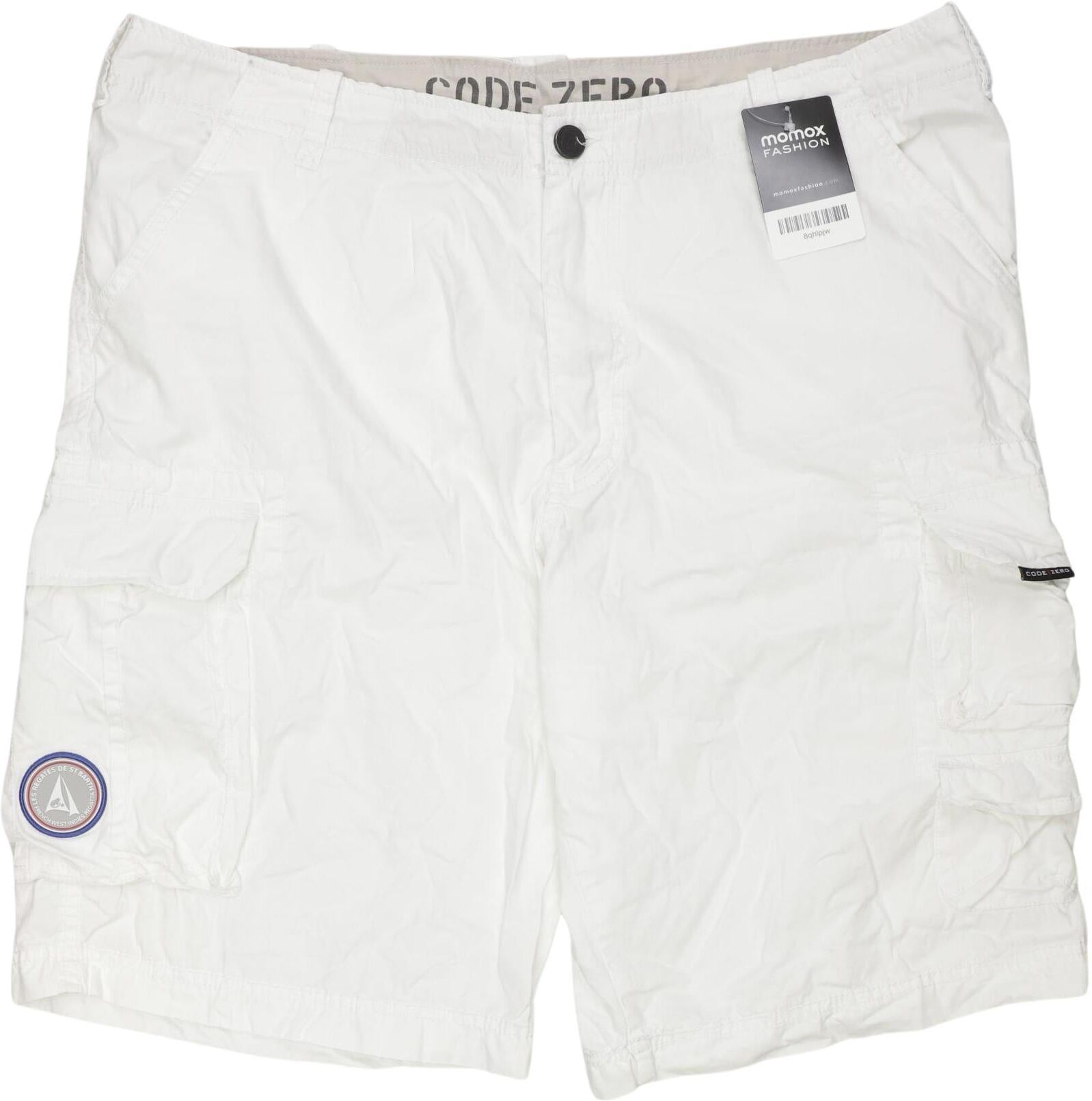 Code Zero Herren Shorts, Weiß, Gr. XL, Baumwolle - Second Hand