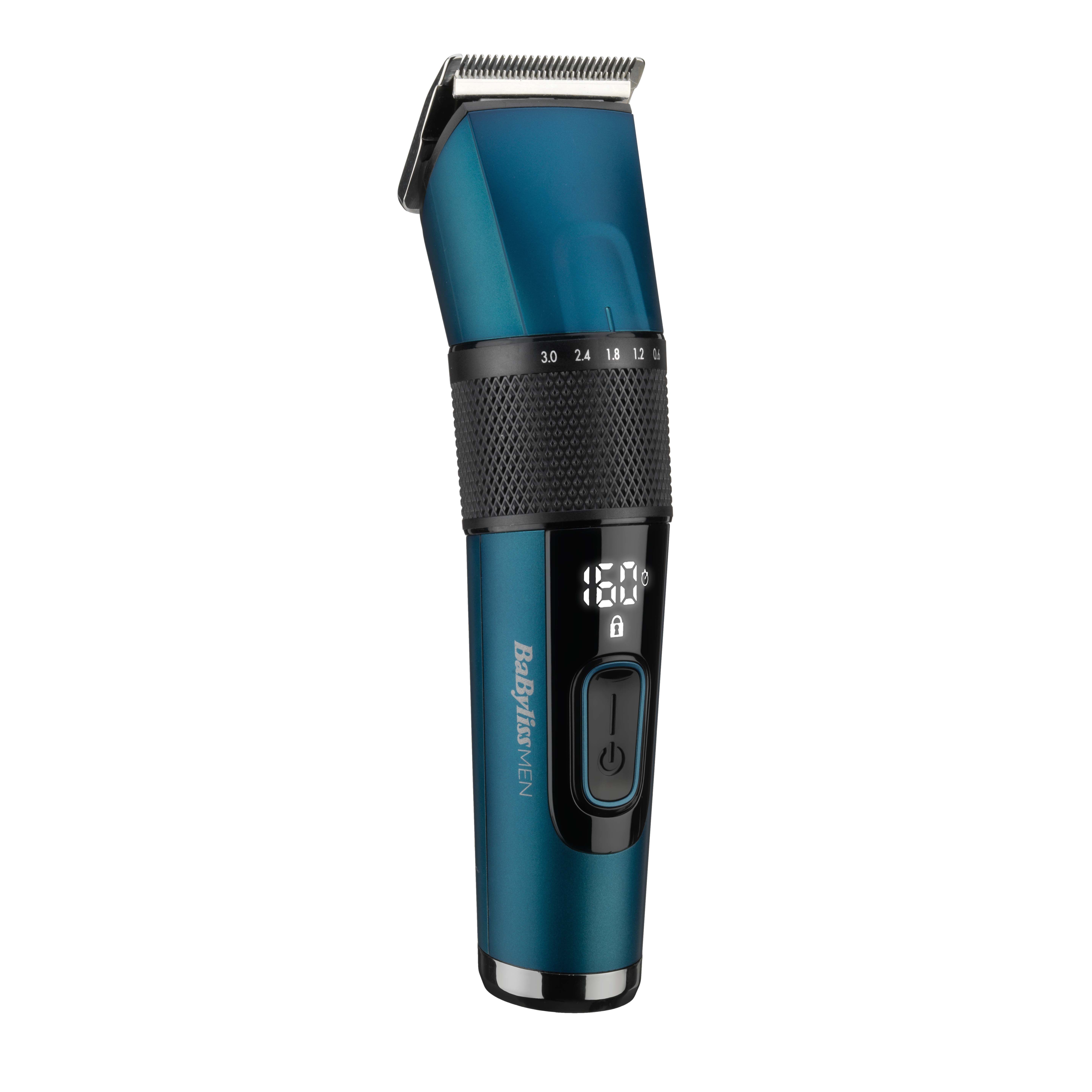 BaByliss E990E Japanese Steel Digital Haarschneider Batterie/Akku 8 Aufsteckkämme