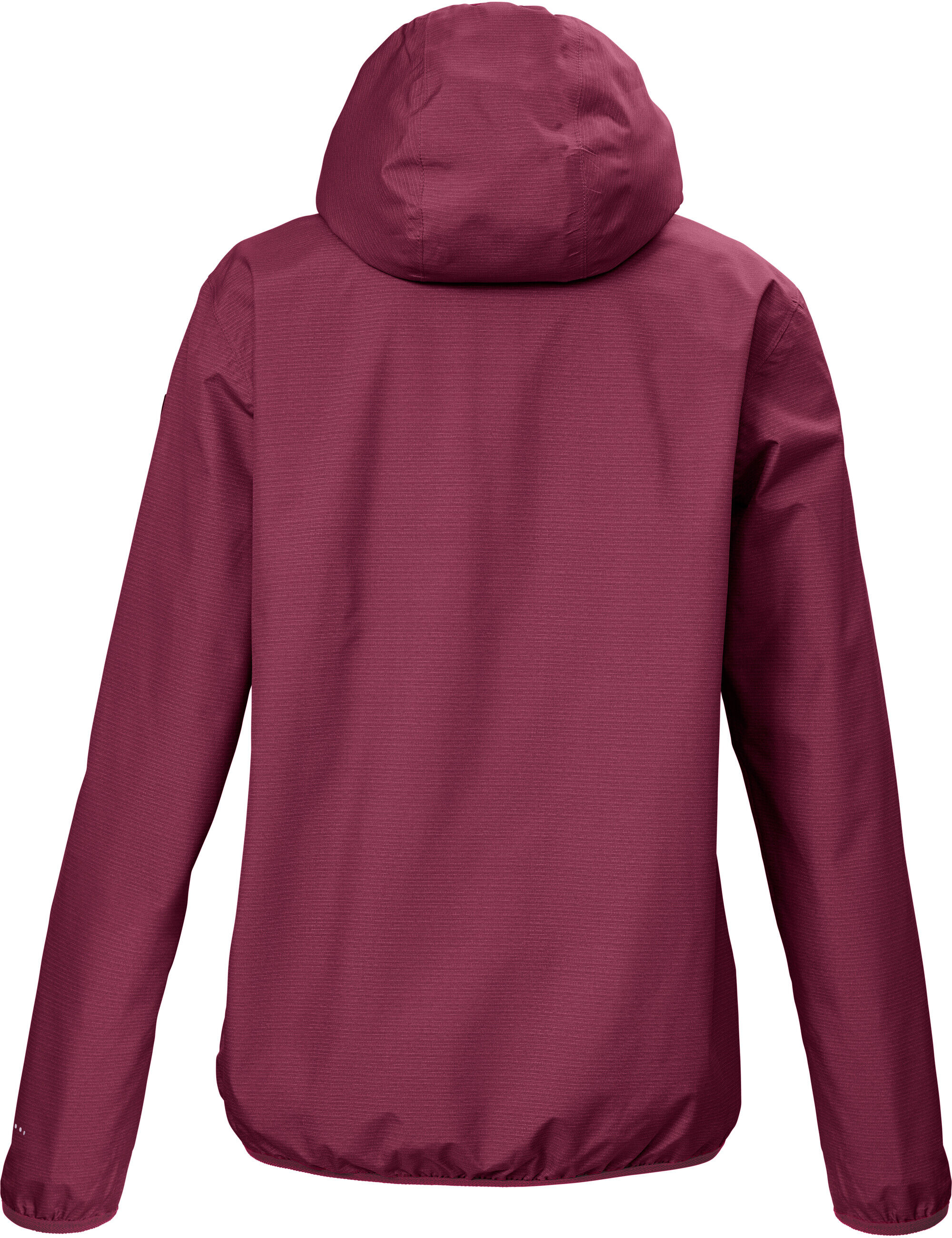 Funktionsjacke KILLTEC "KOS 485 WMN JCKT", Damen, Gr. 36, lila (weinrot), Obermaterial: 100% Polyester.Futter: 100% Polyester, Jacken Funktionsjacke, Leichte, wasserdichte Damenjacke, atmungsaktiv, packbar