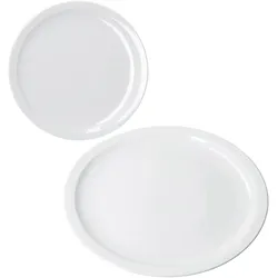 2er Set BIANCO große Pizzateller weiß 30,5cm - 162067