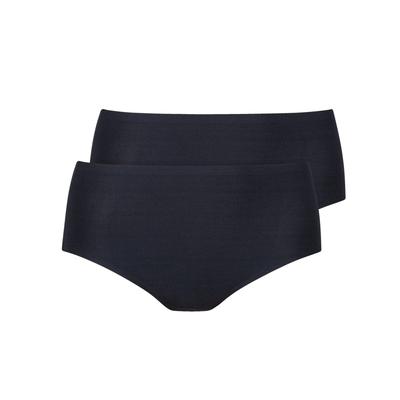 String ANITA "2er Pack High Waist String Essentials", Damen, Gr. L-XL, schwarz, Obermaterial: 80% Polyamid PA. 20% Elasthan EL., Unterhosen String