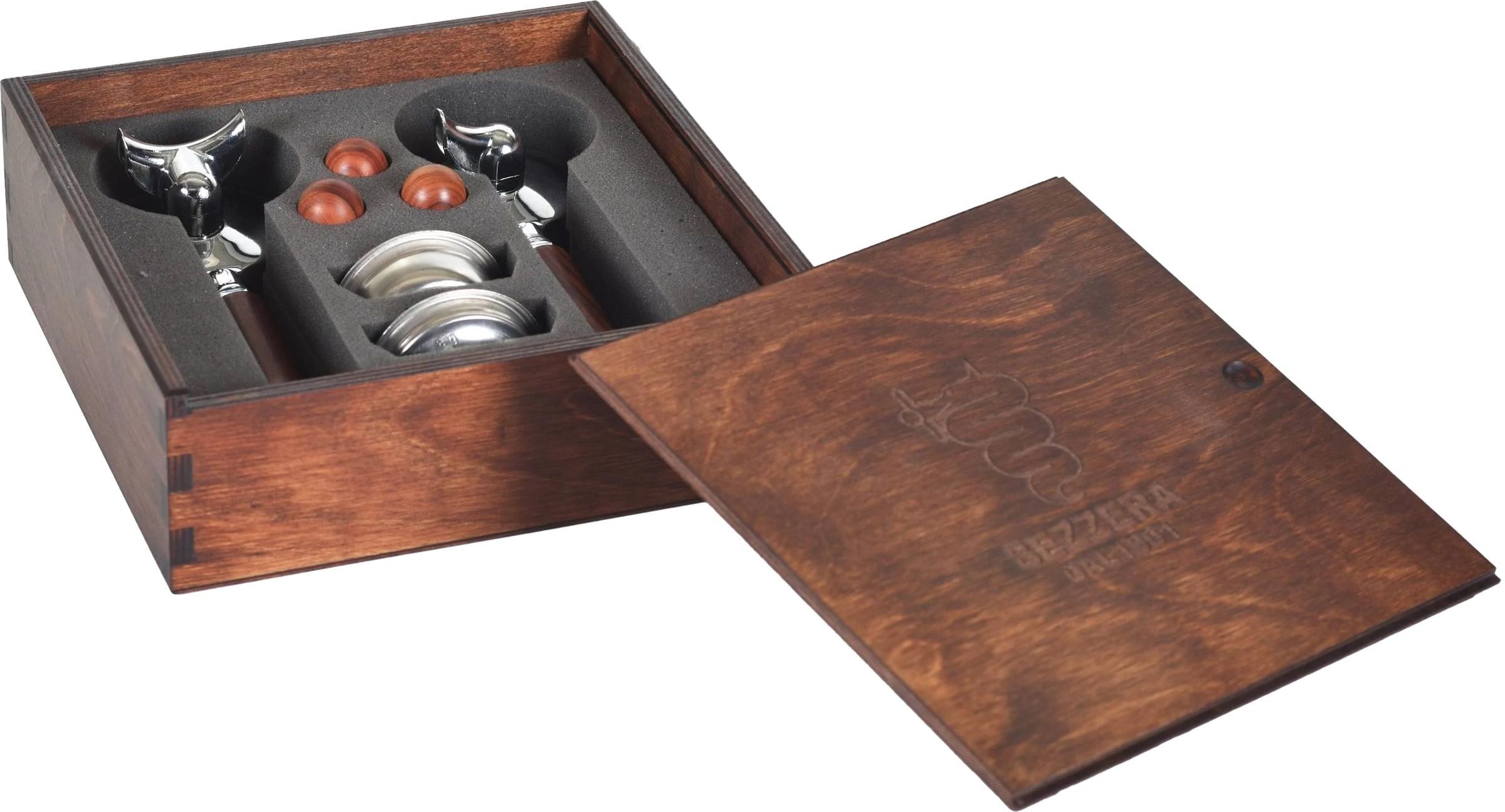 Kaffeebereiter "Bezzera E61 Rosenholz", braun, Kaffeemaschinen, Material Griff: Rosenholz aus Brasilien, Kaffeebereiter braun Einheitsgröße