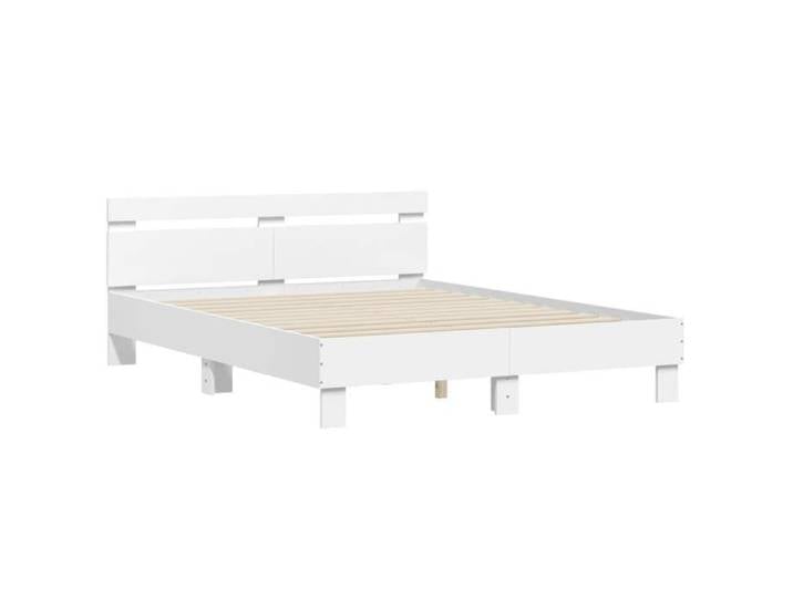 ShieldPro®Structure/Cadre de lit - Meuble de chambre - Lit double - Meuble de chambre - sans matelas - blanc 140 x 190cm - 584739