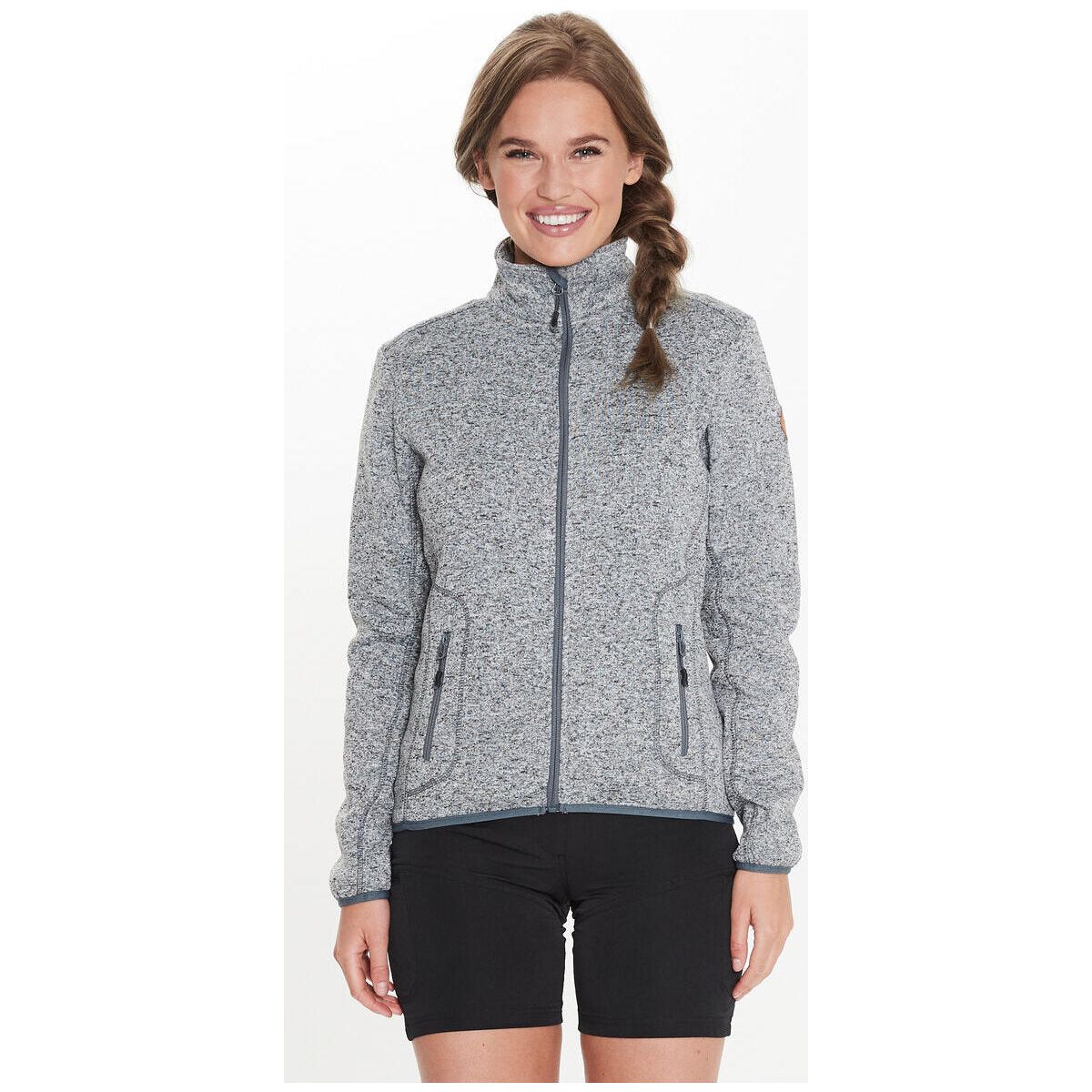 Whistler Samani W Melange Fleece Jacket light grey melange (1005A) 48 W191188-1005A-48