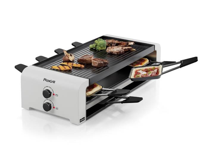 STÖCKLI Raclette 8 8 Personen , weiss (schwarz, weiß), Raclettes, Raclette