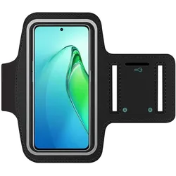 SmartFitness Oppo Reno8 Pro 5G Handy Sport Armband, Smartphone Sportarmband, Schwarz