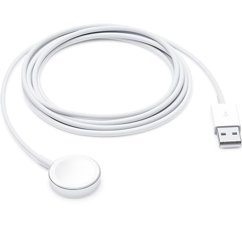 Apple Magnetic Charging Cable voor Apple Watch, USB-A, Wit, 1 meter