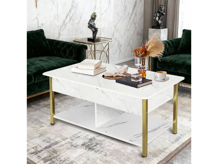 MIPAN-Table basse - Table multifonctionnelle pour salon - Convient aux salons et aux bureaux -90*48*62cm