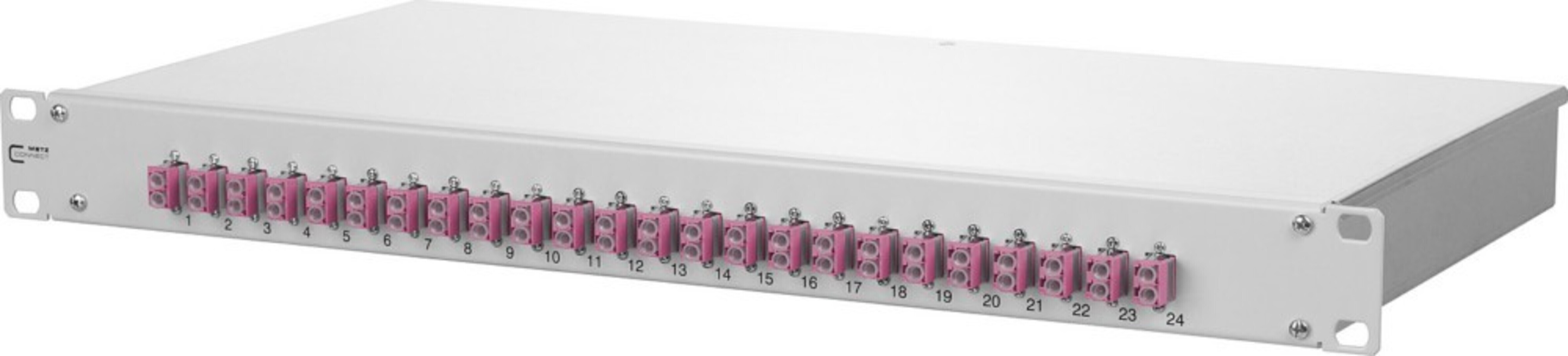 METZ CONNECT 1502577524-E - LC - Grau - Rackeinbau - 1U - Patch-Panel