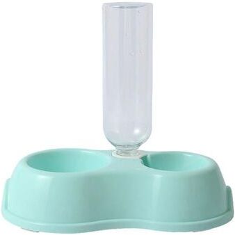 Uplift Essentials Automatic 2 in 1 Dual Pet Feeding & Hydration Station blue