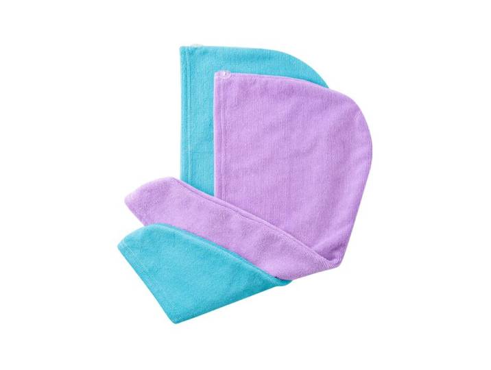 Microfaser Haarturban 2er-Pack