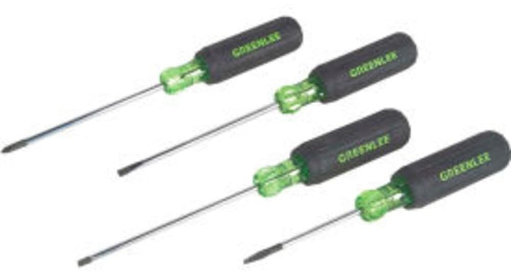 Greenlee 0153-03C Mini-Precisieschroevenset, 4-delig