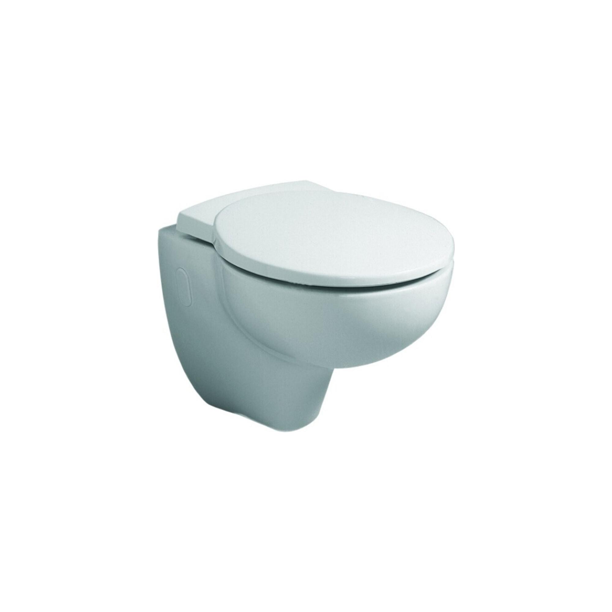 Geberit WC-Sitz Joly w, m Deck, Scharn. verchromt, m Absenkaut. (571005000)