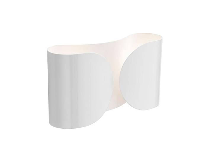 FLOS lampe murale applique FOGLIO (Blanc - Acier)