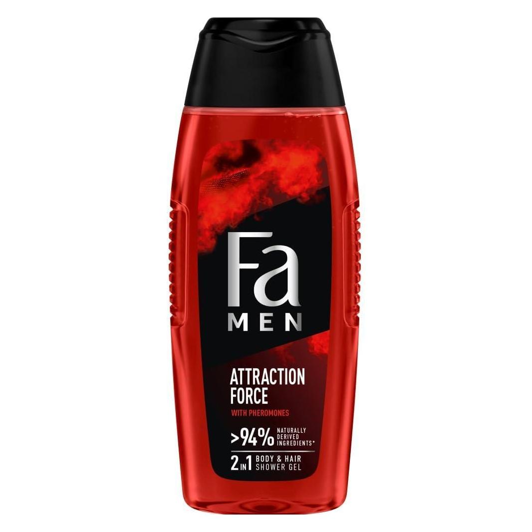 Fa Men Attraction Force Shower Gel żel pod prysznic do mycia ciała i włosów dla mężczyzn Pheromone 4 (400 ml) (9000100798563)