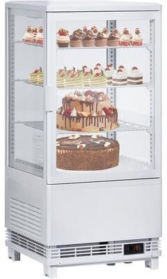 YUN 2.7 Cu.Ft Commercial Display Refrigerator, 3 Tier Pastry Case with LED