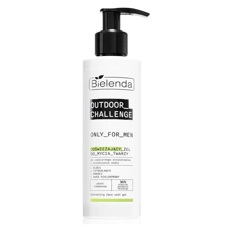 Bielenda Only For Men Outdoor Challenge Erfrischendes Gesichtswaschgel 190ml (Reinigungsgel, 190 ml) (50346257)