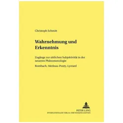 Schmitt:Wahrnehmung und Erkenntnis, Sachbücher von Christoph Schmitt