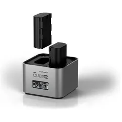 Hähnel pro Cube2 (Kamera Akku Ladegerät), Kamera Stromversorgung, Grau