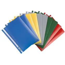 Oxford 10er-Pack Schnellhefter A4, Fassungsvermögen 160 Blatt mehrfarbig