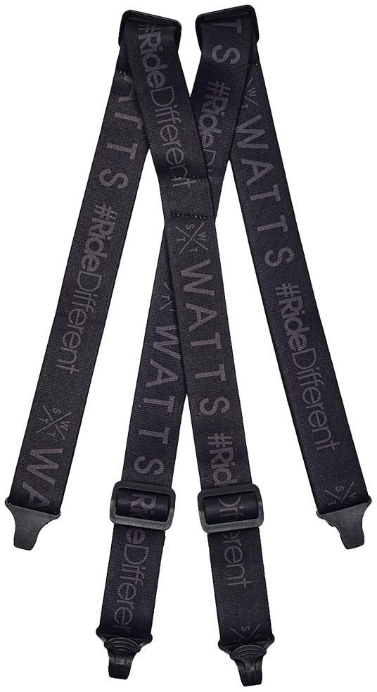 Watts  - Xkitt Removable Suspenders Full Black - Bretelles