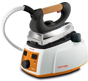 Polti Vaporella Happy Stazione di stiro a vapore pressurizzato 1750 W 1,1 L Alluminio Nero, Bianco