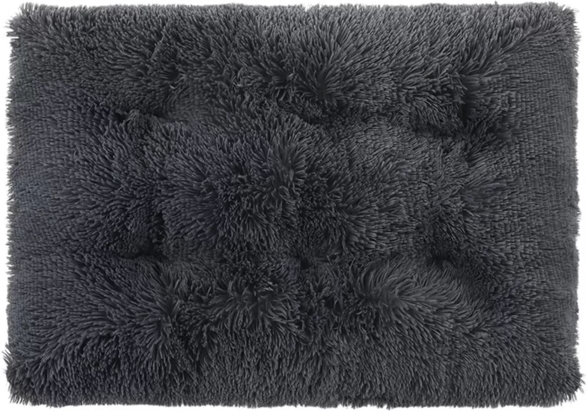 INF Bequeme Plüsch-Tiermatte: Warmes, weiches und rutschfestes Hundebett für den Winter XS