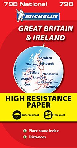 Collectif Michelin - Great Britain and Ireland High Resistance (Mapas National Michelin) - Preis vom 30.09.2026 09:01:18 h