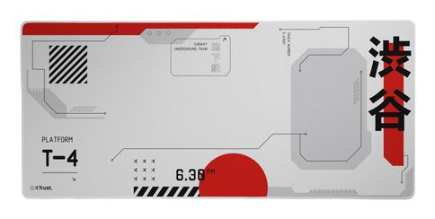 Trust Mauspad (Schwarz, Grau, Rot, Weiß) GXT759 XXL 25717