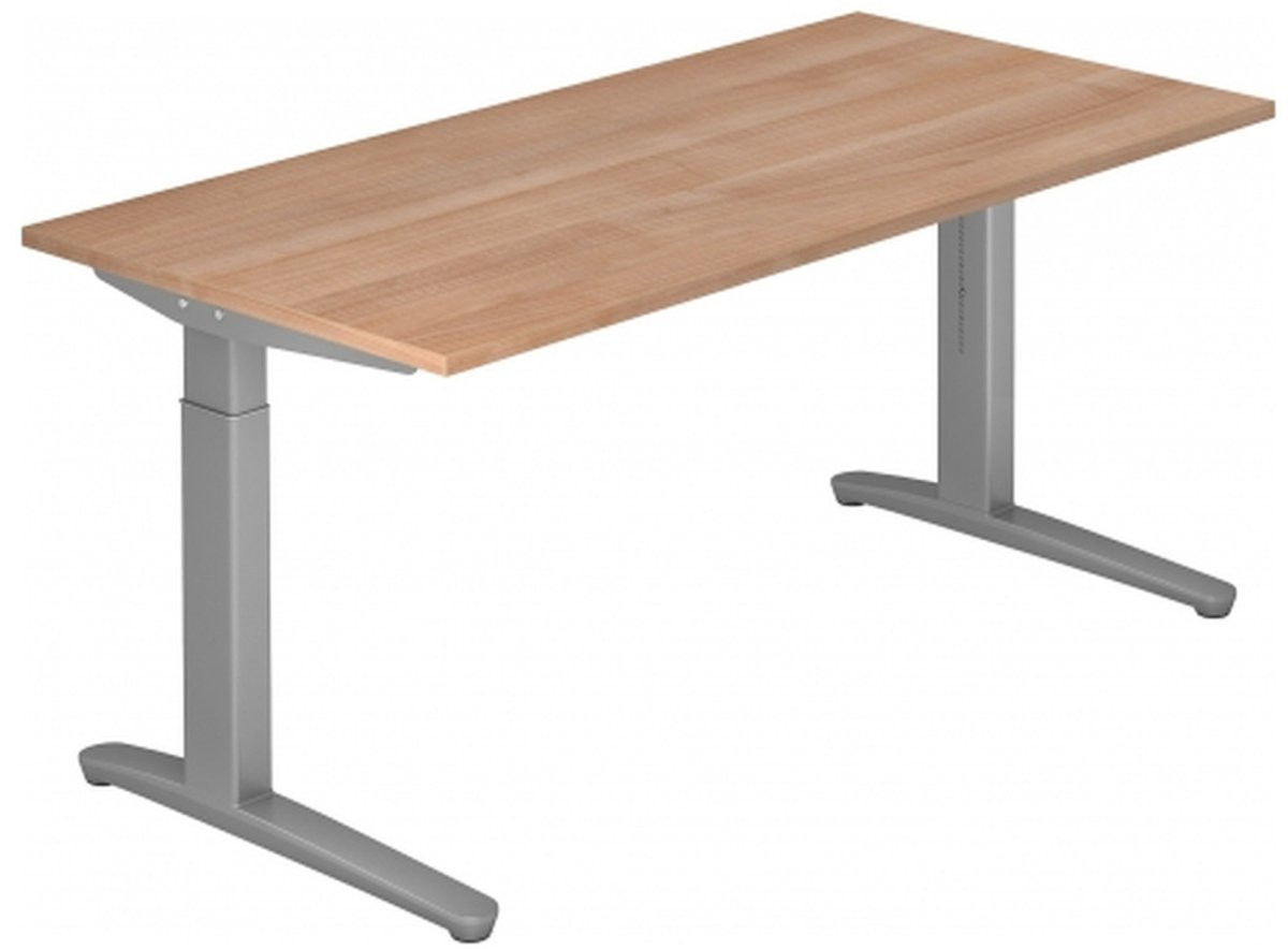 Office Pro XTRA XB 19 SS Walnoot Hoogteverstelbaar Bureau voor Volwassenen