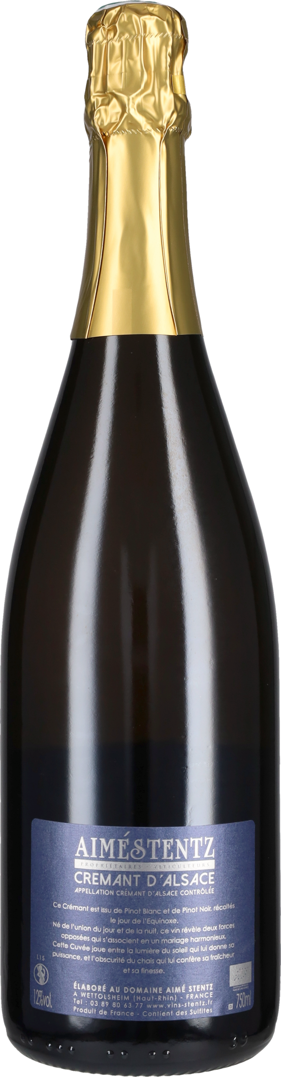 Cremant d'Alsace Brut 'Equinoxe' Aimé Stentz