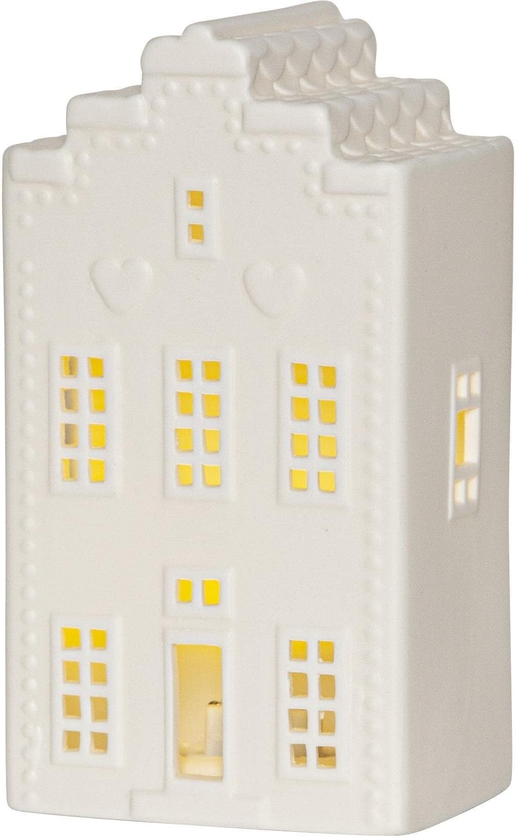 LED Dekoobjekt "Star Trading Tisch Dekoration VINTER", weiss (weiß), H: 16cm, Leuchten, LED Dekoobjekt weiß H: 16cm
