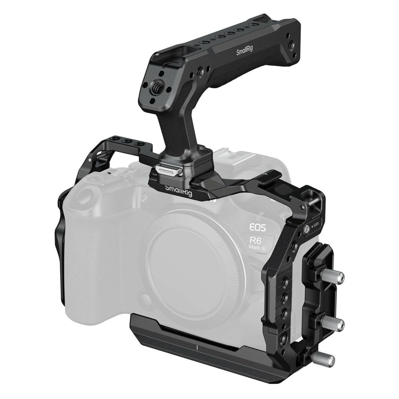SmallRig 5957 HawkLock Quick Release Cage Kit for Canon EOS R6 Mark III / R6 Mark II (Cage) (5957)