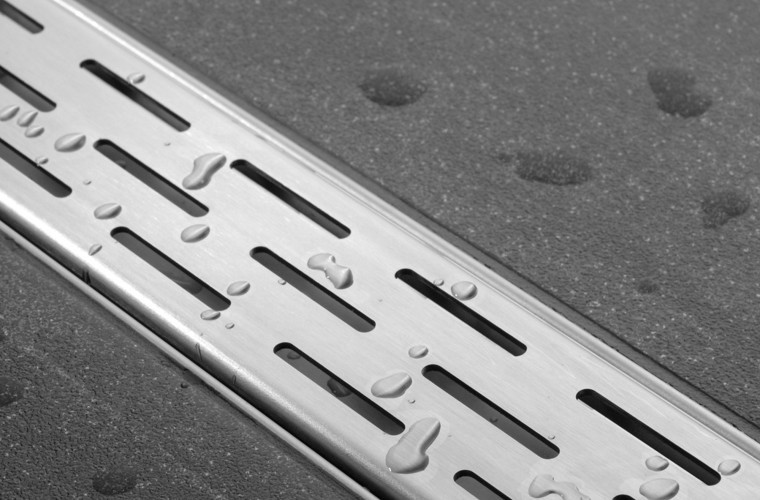 ESS Easy Drain Compact FF 50 cm, 50 mm Sperrwasserh., einteiliges Rost, EDCOMFF 500-50 EDCOMFF500-50