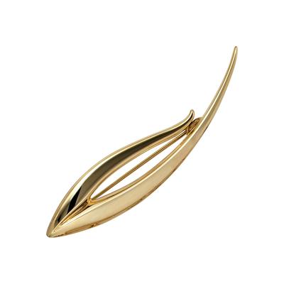 Brosche JOBO "Goldbrosche 59 mm", gelbgold 333, Broschen, Damen, Gelbgold 333, Brosche, 333 Gold