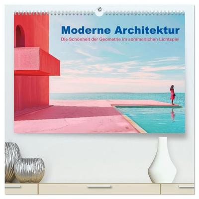 Moderne Architektur (hochwertiger Premium Wandkalender 2027 DIN A2 quer), Kunstdruck in Hochglanz