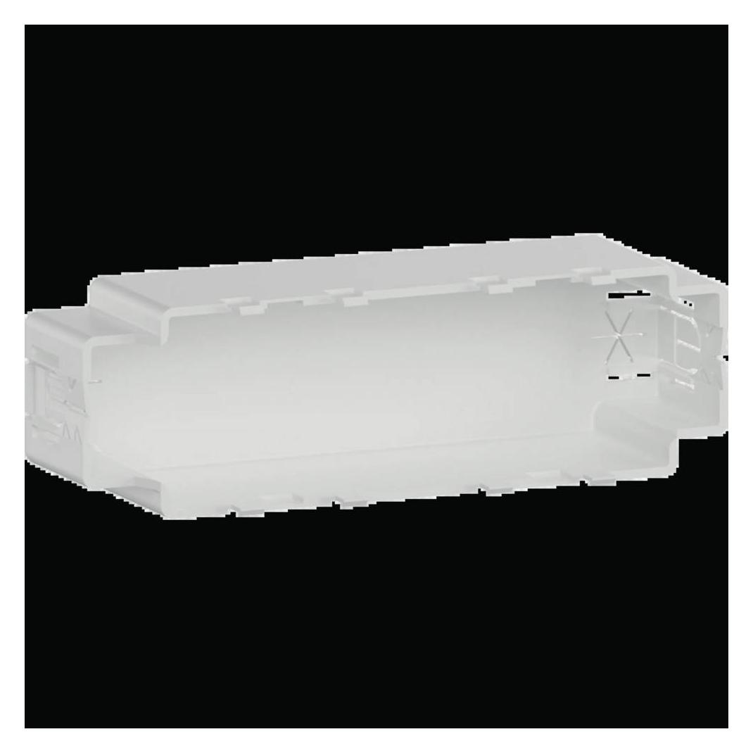 Hager Isolierhaube für 2-fach 45x45 und 1-fach FLF Gr.II quer (BKGDFLFGR2Q)