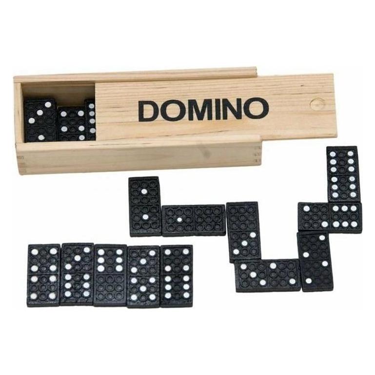 Woody Domino classic in a wooden box (1 - 4 Spieler) (8591864906871)