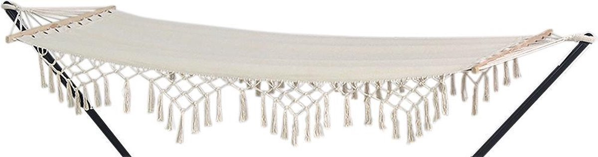 Sunburst Macramé Hangmat - Beige