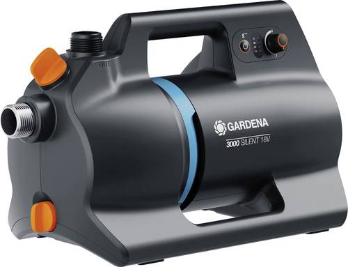 GARDENA Akku-Gartenpumpe 3000 Silent 18V P4A Ready-To-Use Set Akku-Gartenpumpe 3000 l/h
