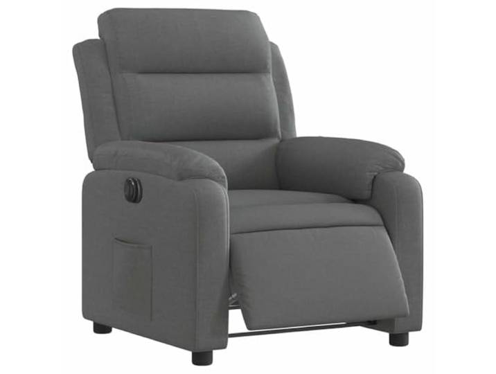 vidaXL Relaxsessel Elektrisch Dunkelgrau Stoff