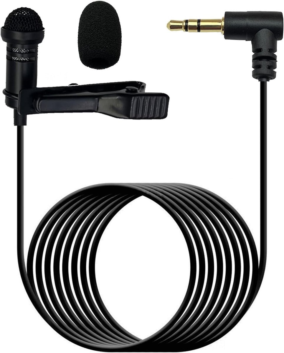 Omnidirectionele Lavalier Microfoon voor Live Streaming, Interviews en Vlogs - 3.5mm TRS Condensator Microfoon voor Professionele Geluidsopnames