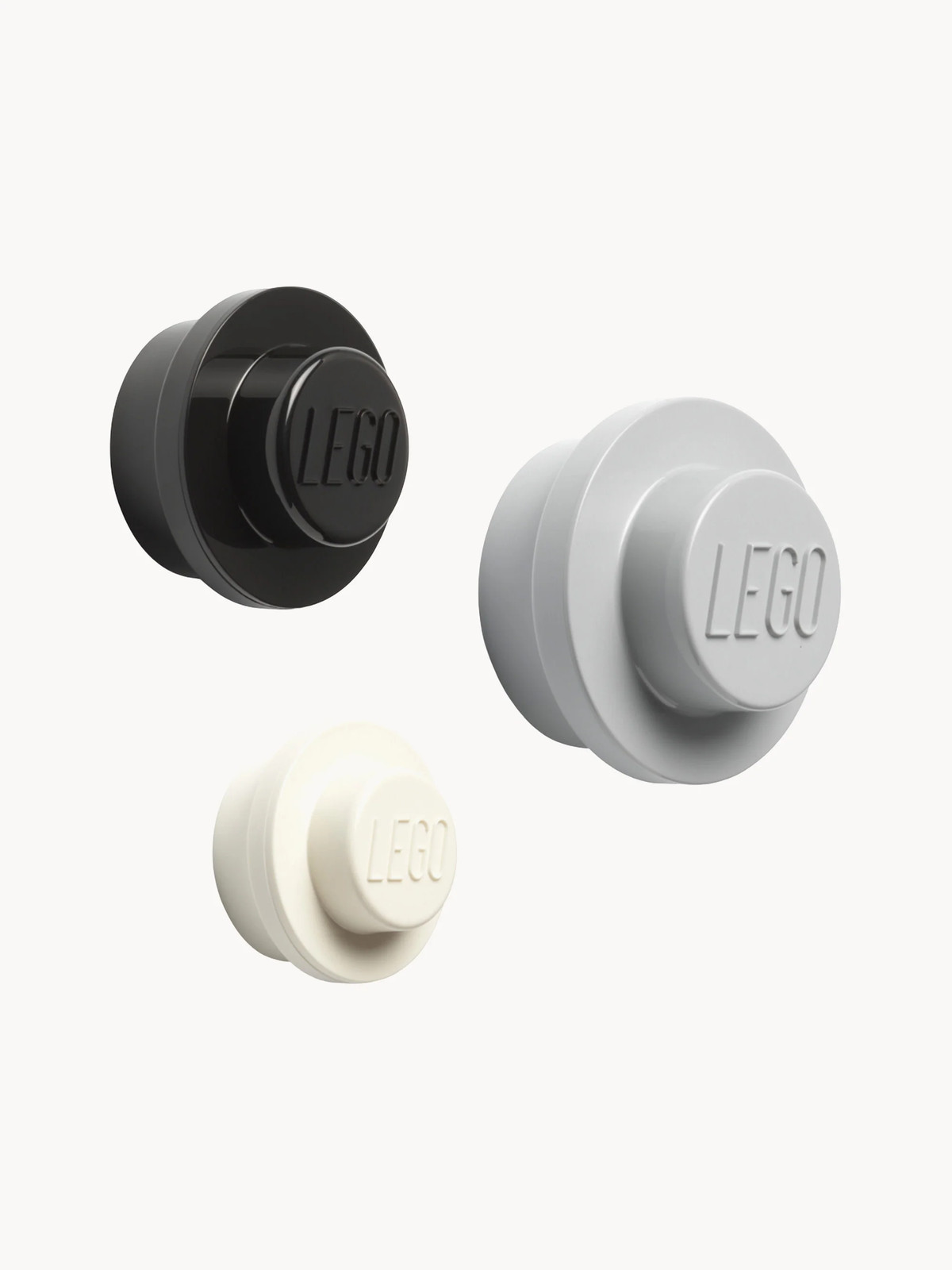 Lego Kinderwandhaken Brick, 3-delig