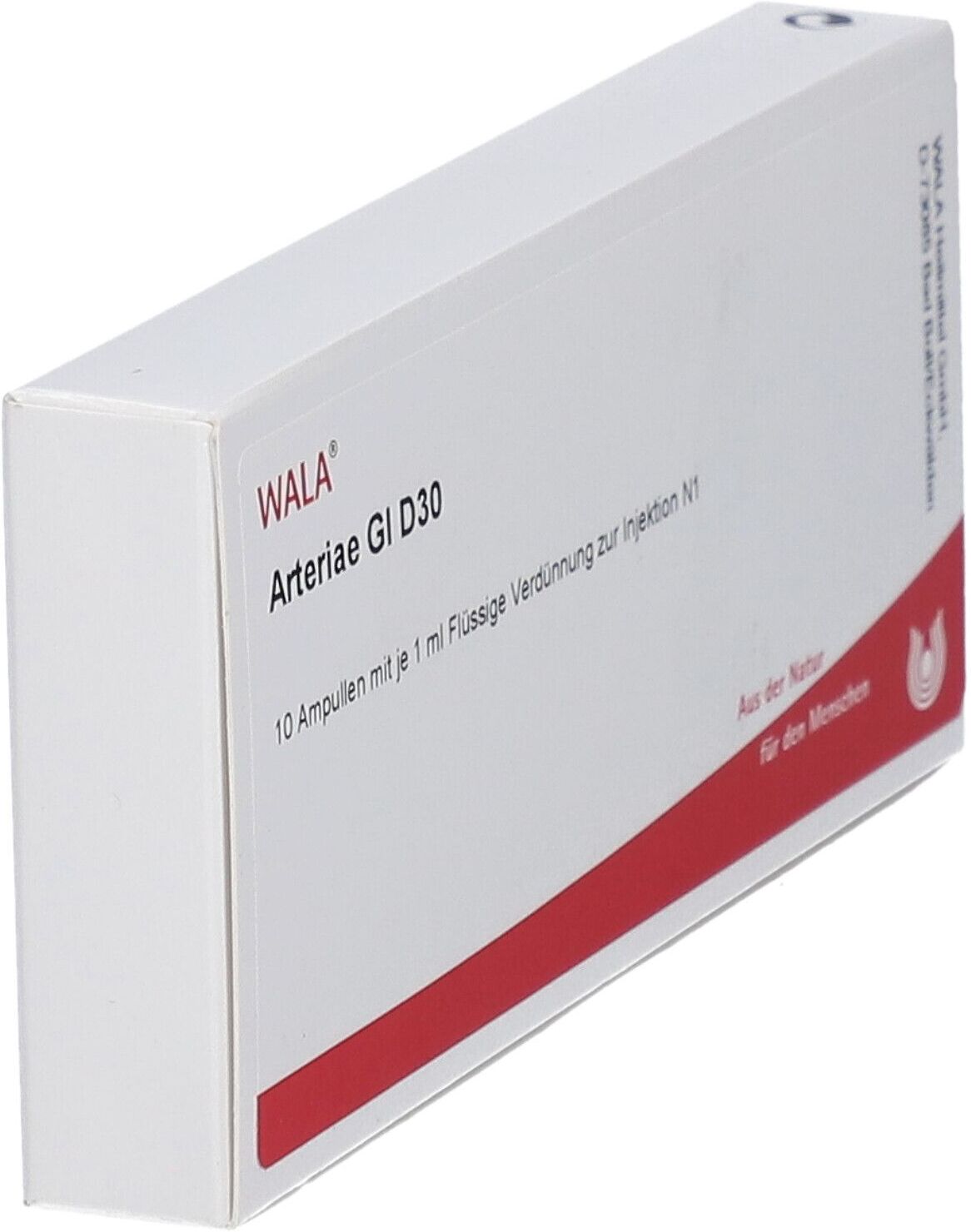 WALA Arteriae GL D 30 Ampullen 10x1 ml
