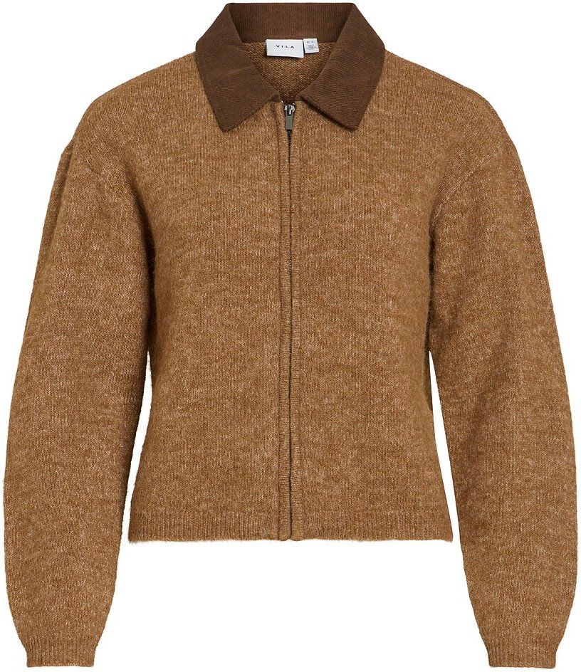 VILA Gilet zippé col polo
