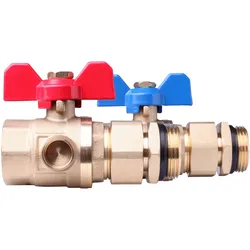 Danfoss Kugelhahn 1'' mit Verschraubung