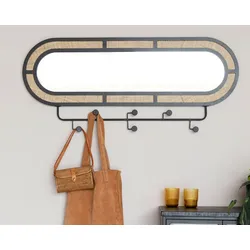 designline »Aida« Spiegel-Garderobe schwarz