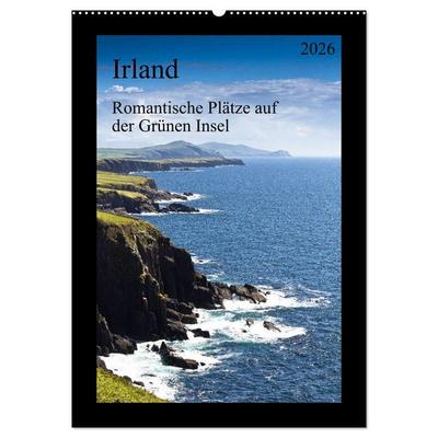 Irland - Romantische Plätze auf der Grünen Insel (Wandkalender 2026 DIN A2 hoch), CALVENDO Monatskalender